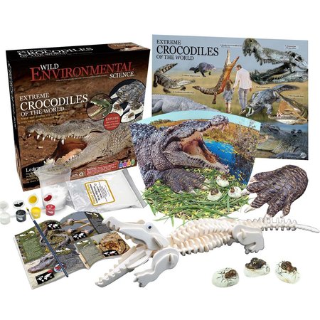 WILD SCIENCE WILD Science, Environmental Science, Extreme Crocodiles of the World, For Ages 6+ WES946